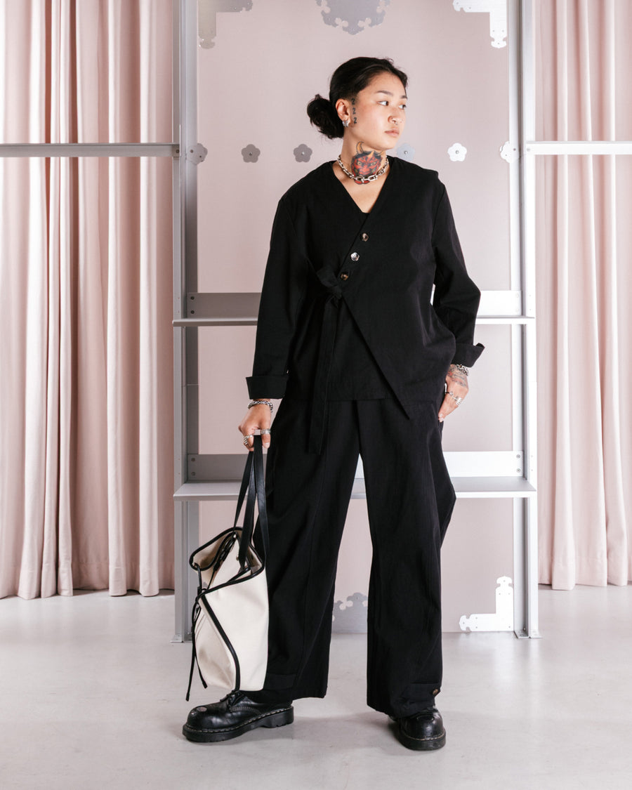 BLACK HANBOK BALLOON PANTS â size S