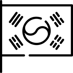 An illustration of the South Korean flag