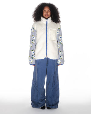 IVORY MUGUNGHWA FLEECE