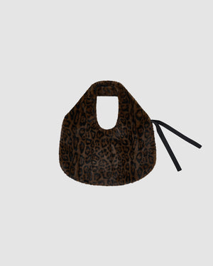BLACK LEOPARD BAEJA VEST / BAG