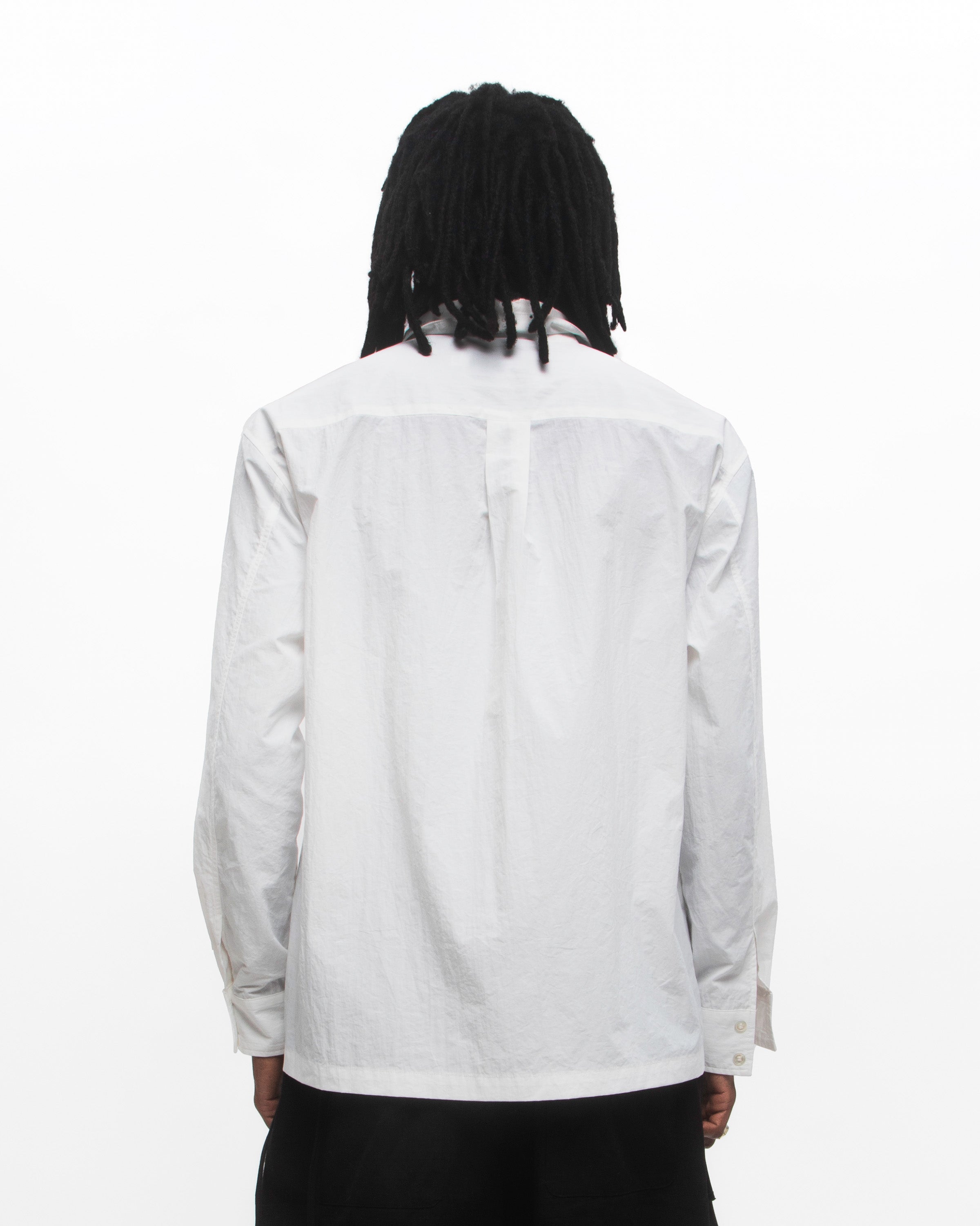 WHITE YIN YANG DRESS SHIRT