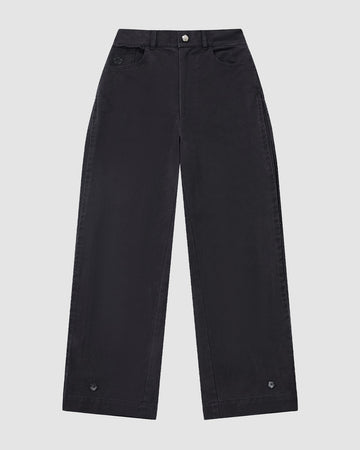 BLACK ACCORDION CHINO PANTS – Sundae School
