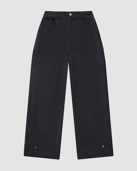 BLACK ACCORDION CHINO PANTS – Sundae School