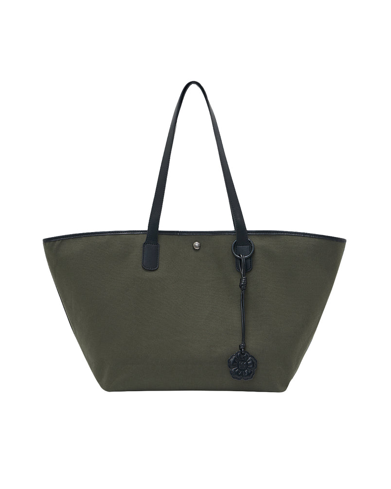 OLIVE BOJAGI TIE TOTE BAG