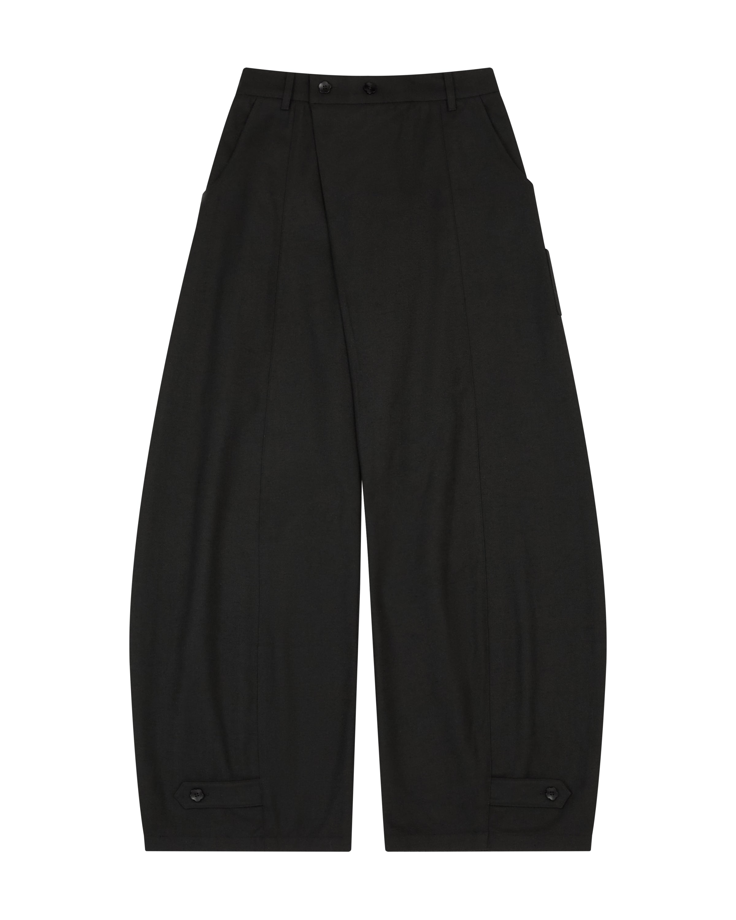 BRUSHED WOOL BLEND HANBOK SLACKS – Sundae School