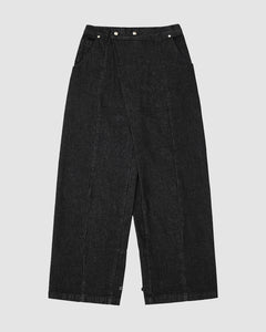BLACK HANBOK DENIM PANTS