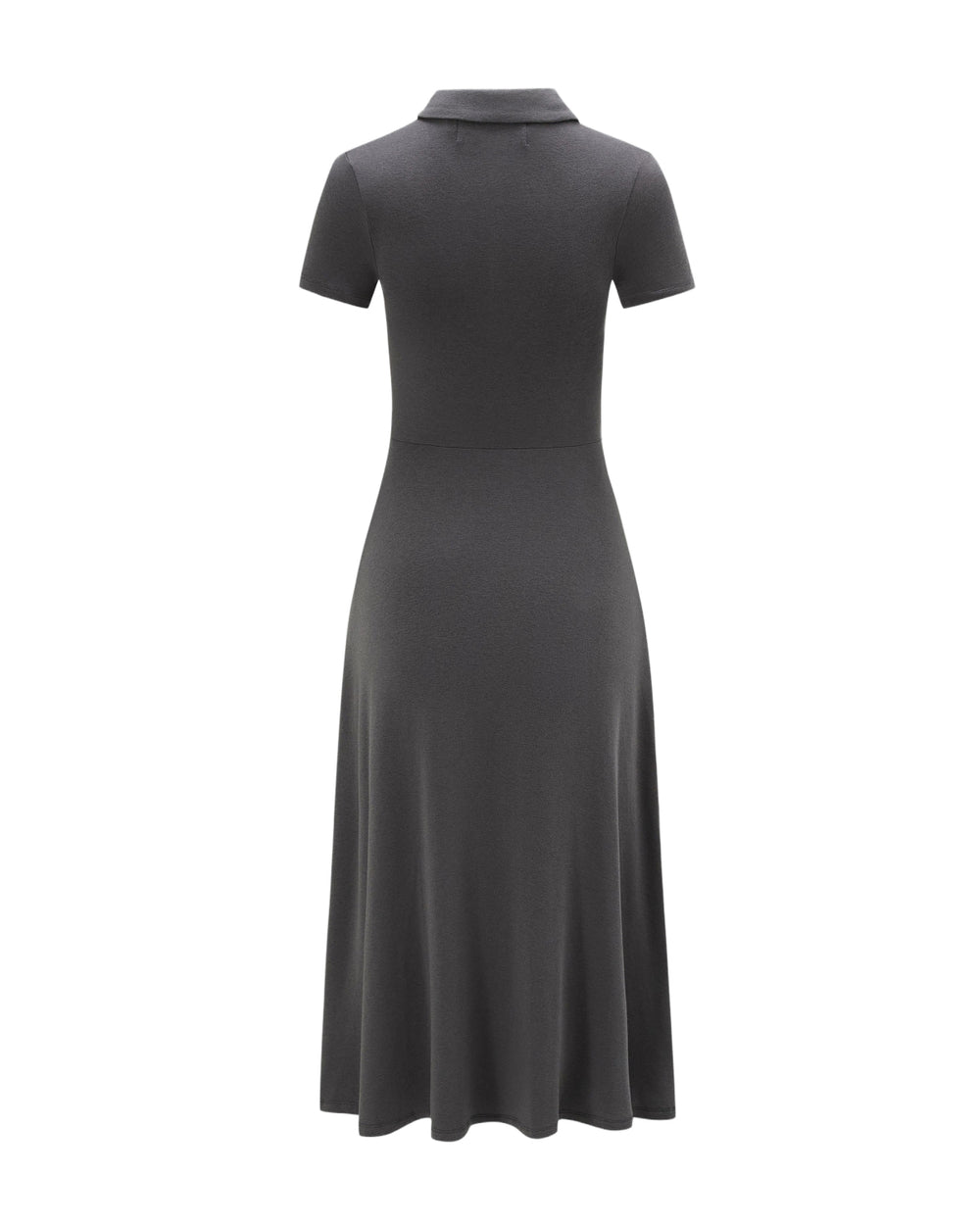 dark grey cocktail dress CINDY POLO M modest apron look color_Dusty Rose Pay With:280 Qs (Silkroll Fee: $7.00) Women’s black dress pants