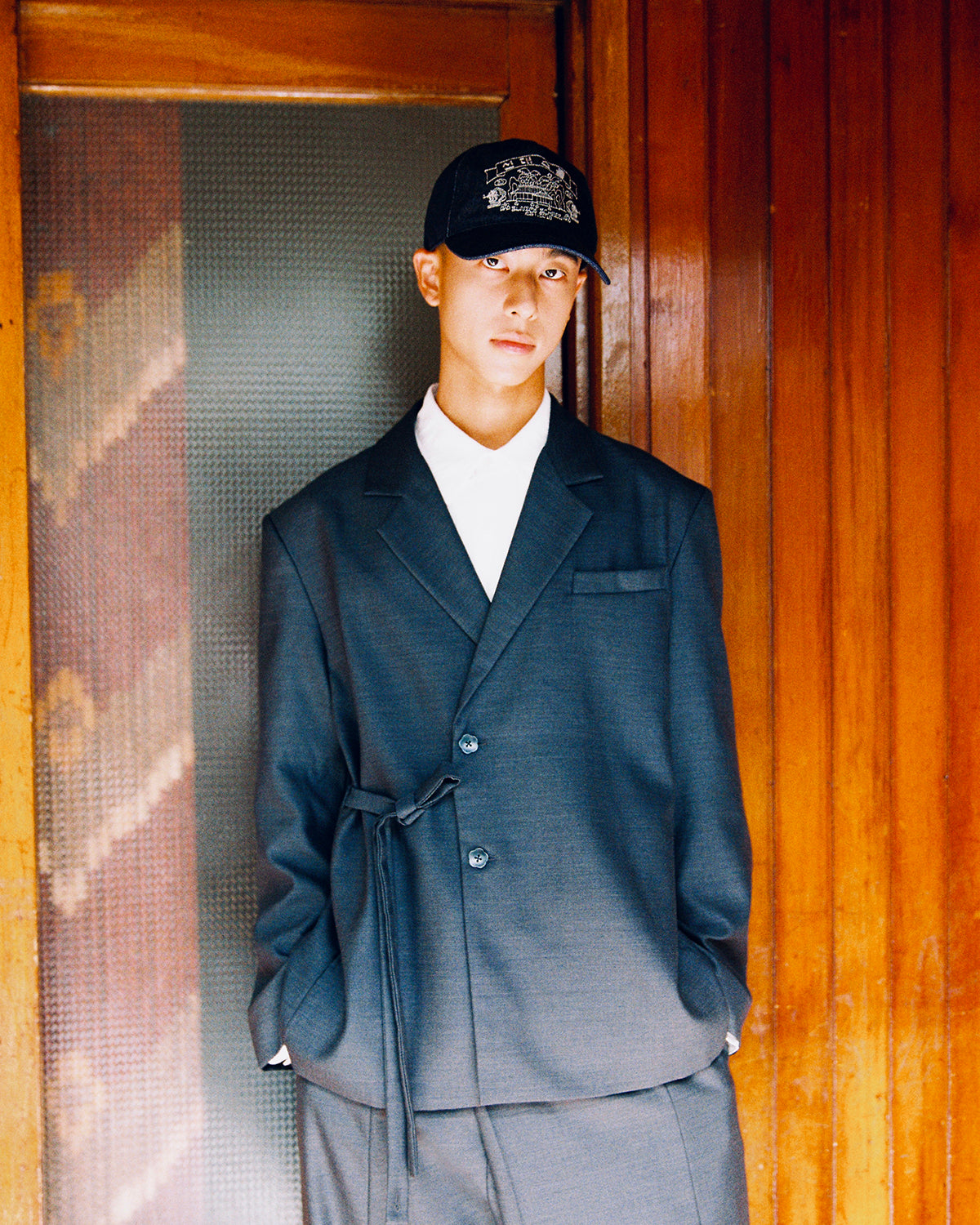 CHARCOAL DOUBLE DUTY BLAZER