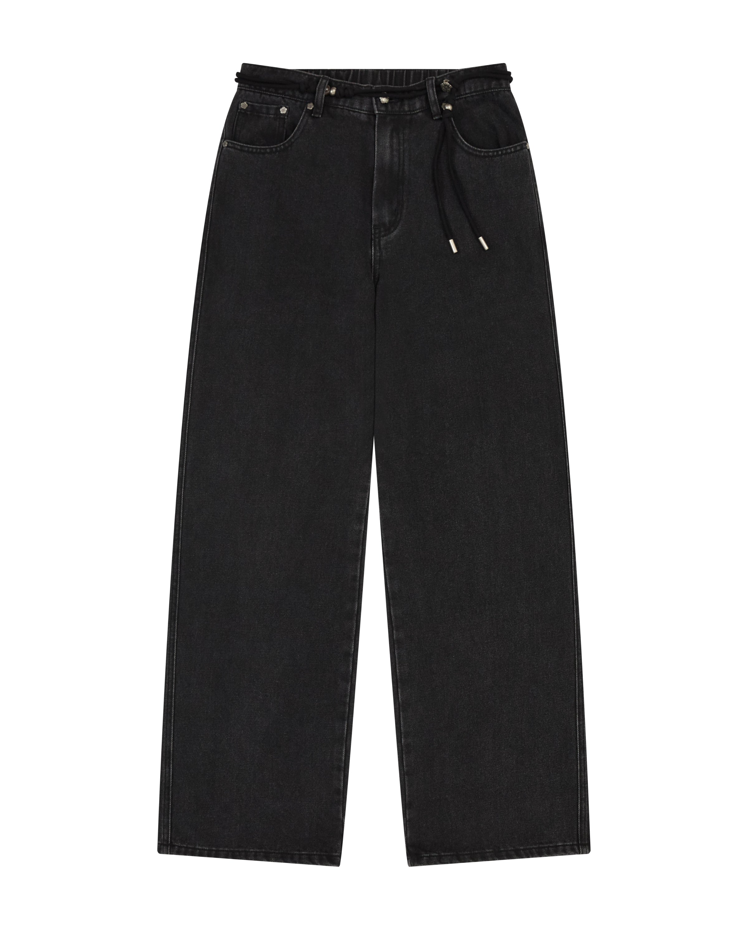 BLACK HANBOK DENIM PANTS – Sundae School