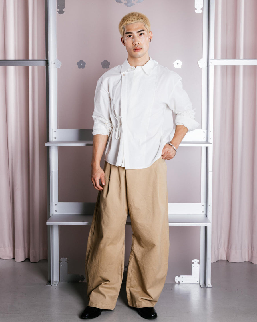 CHARCOAL HANBOK CHINO PANTS — size M