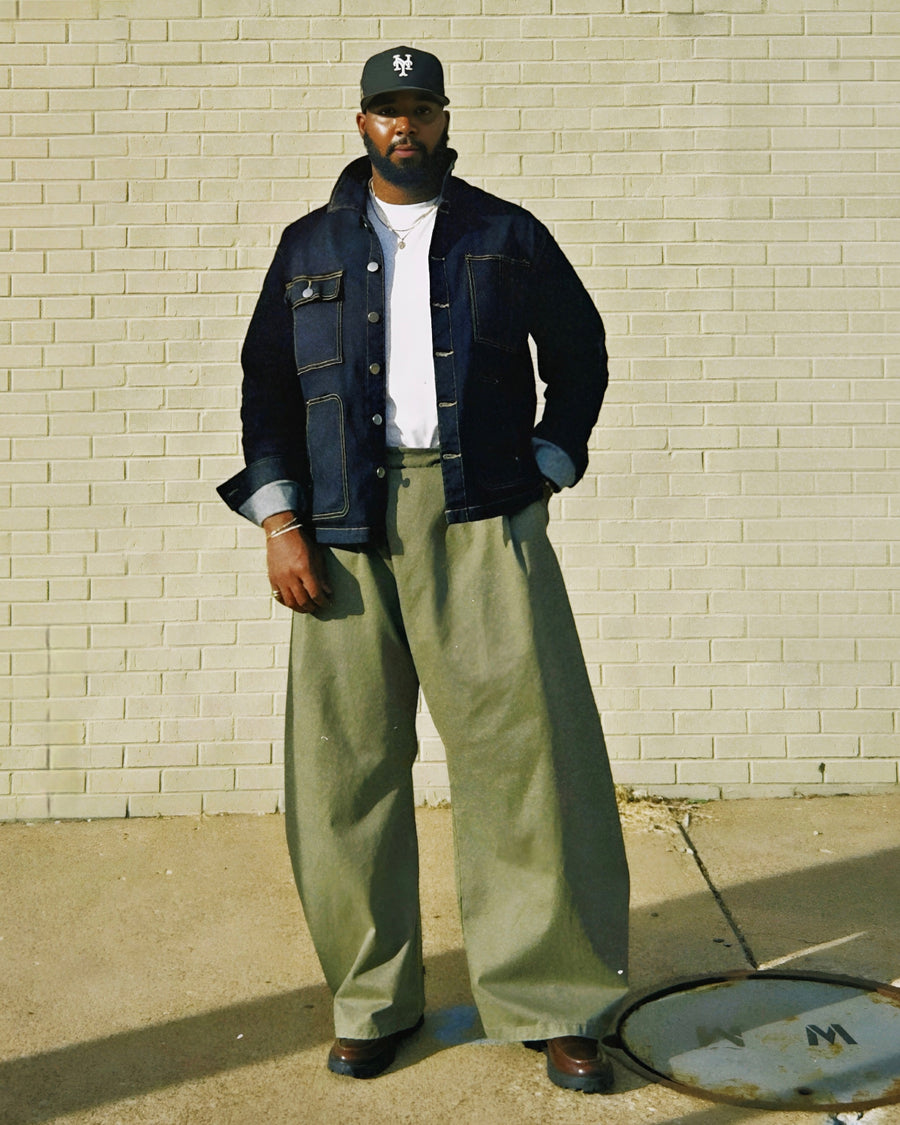 TAN HANBOK CHINO PANTS — size XXL
