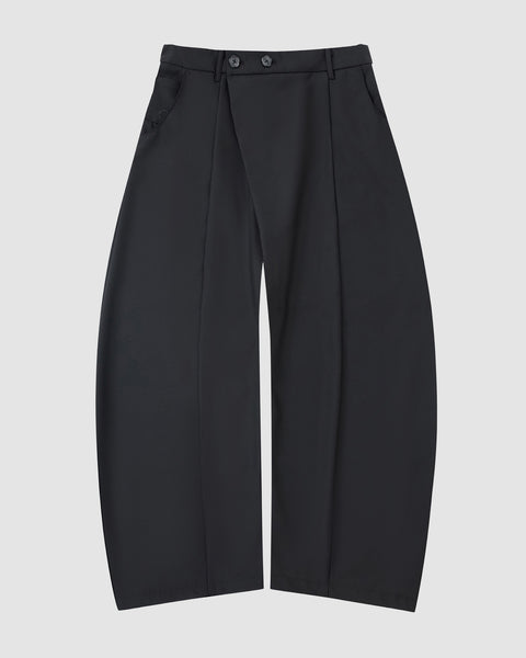 BLACK PLEATED HANBOK SLACKS – Sundae School