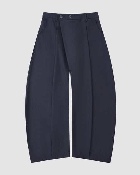 NAVY PLEATED HANBOK SLACKS – Sundae School