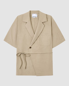 WHEAT HANBOK LINEN SHIRT
