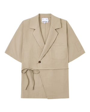 WHEAT HANBOK LINEN SHIRT