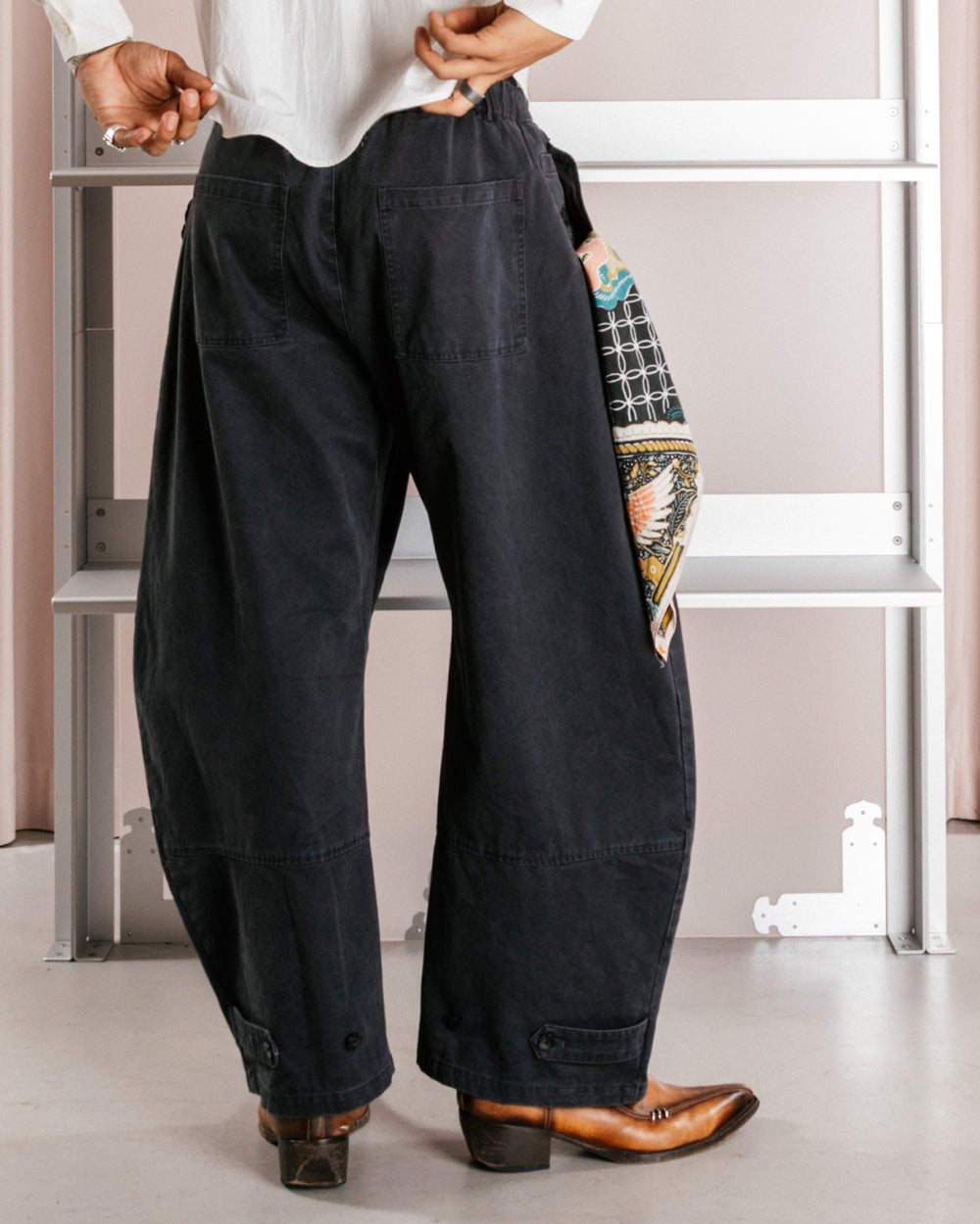 CHARCOAL HANBOK CHINO PANTS