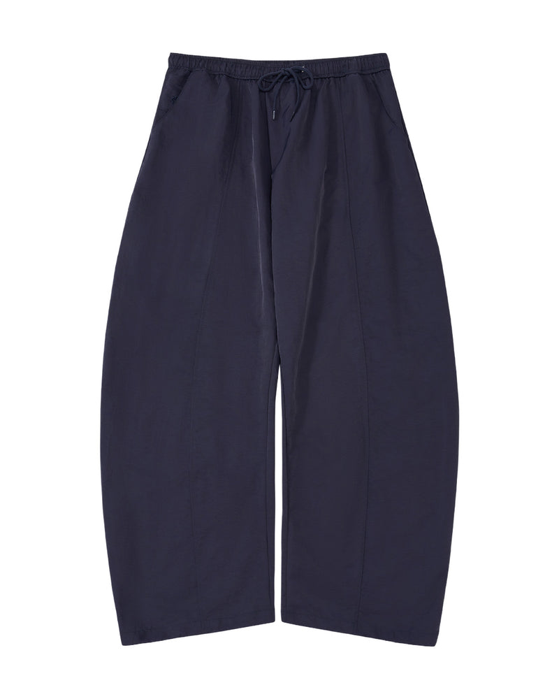 NAVY HANBOK BALLOON TRACK PANTS