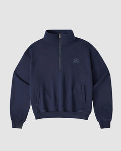 NAVY HESTER QUARTER ZIP