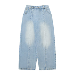 SKY BLUE HANBOK DENIM PANTS