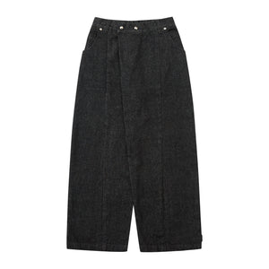 BLACK HANBOK DENIM PANTS