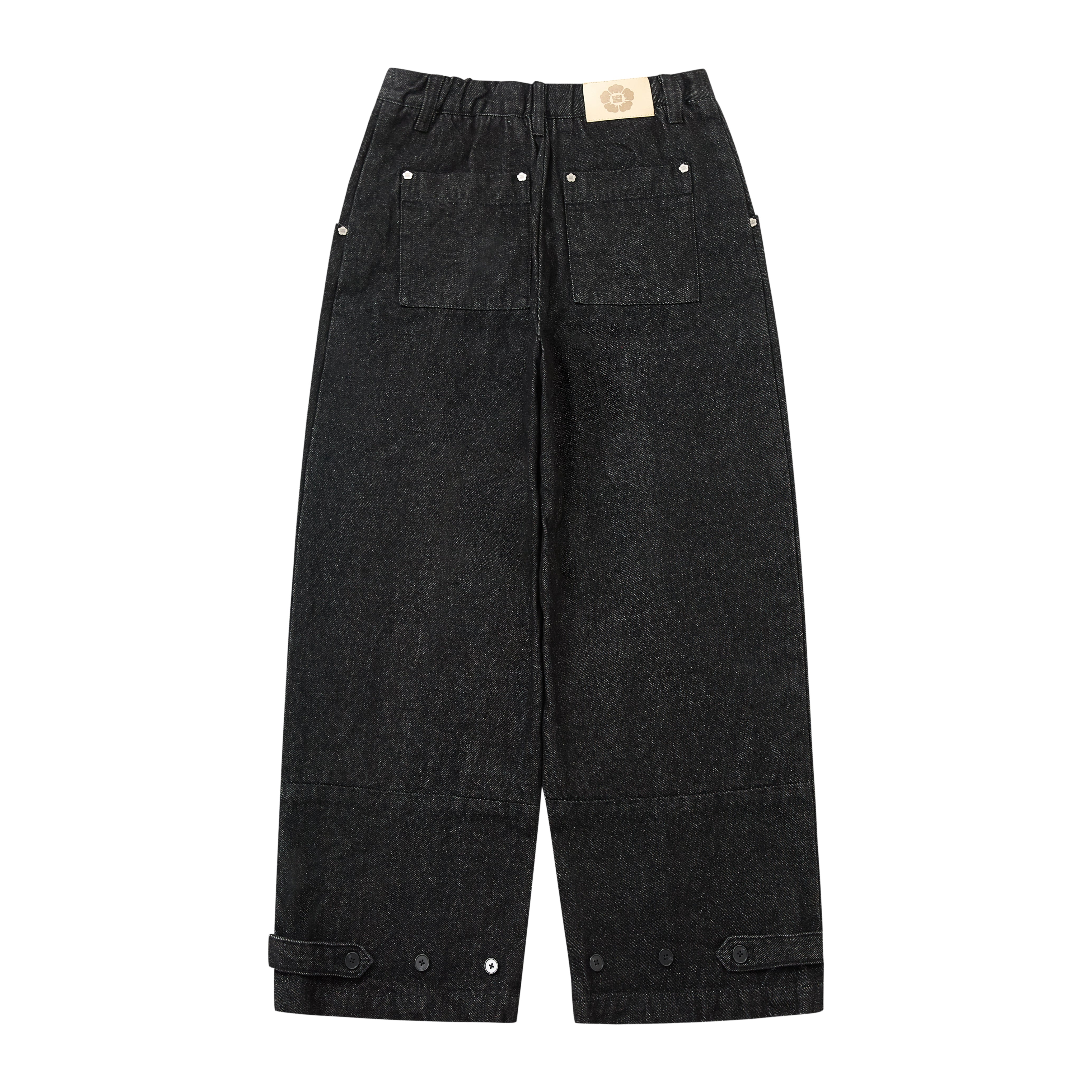 BLACK HANBOK DENIM PANTS – Sundae School