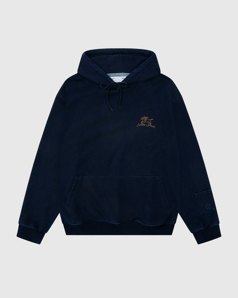 INDIGO DENIM ITAEWON COWBOY HOODIE