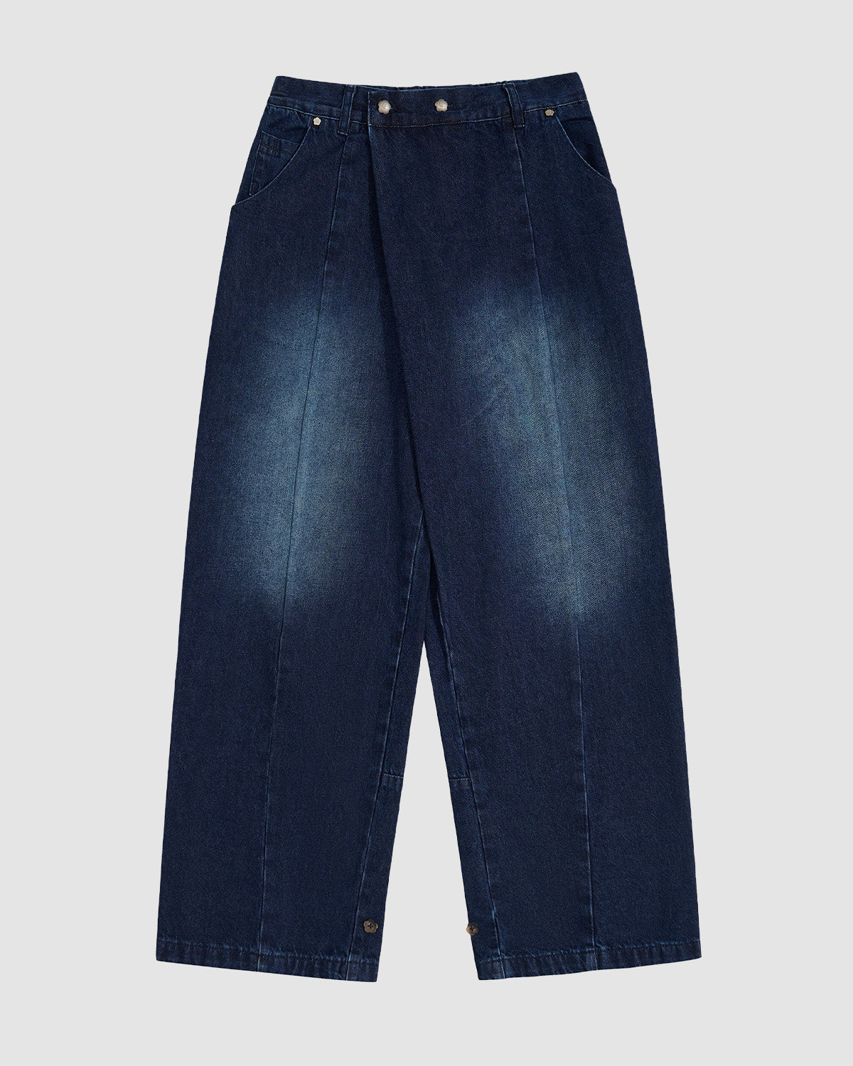 INDIGO FADE HANBOK DENIM - FRONT