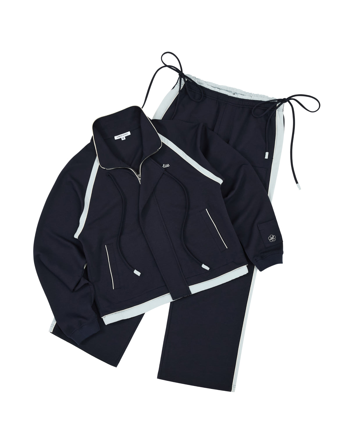 NAVY PALISADE PARK TRACK PANTS – Sundae School
