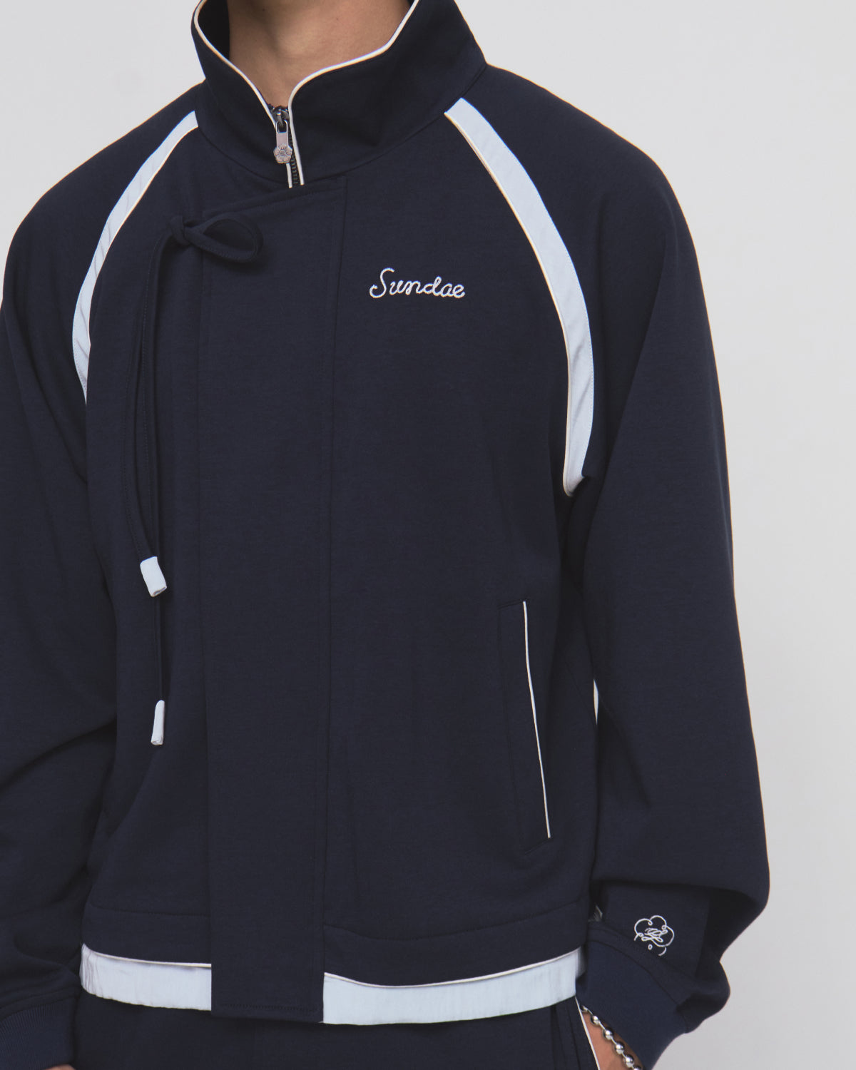 NAVY PALISADE PARK TRACK JACKET – Sundae School