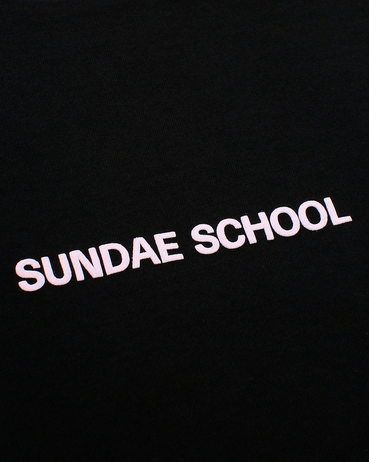 BLACK PINK LOGO TSHIRT Sundae School