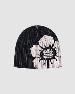 BLACK DDUL KNIT BEANIE