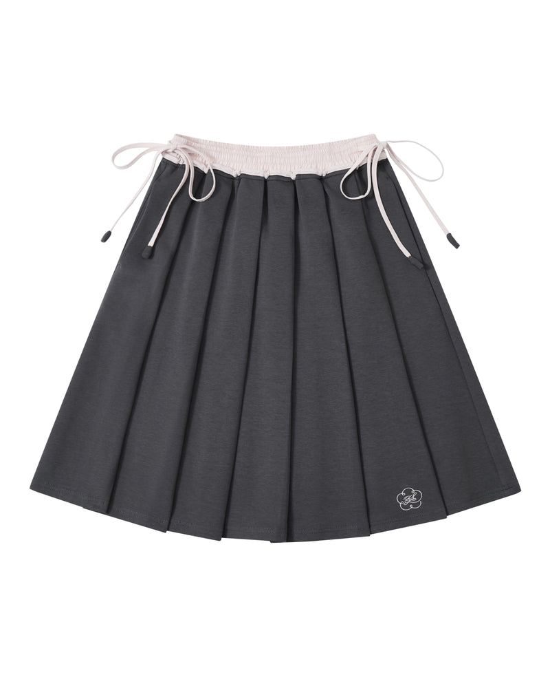 CHARCOAL KONA MIDI SKIRT