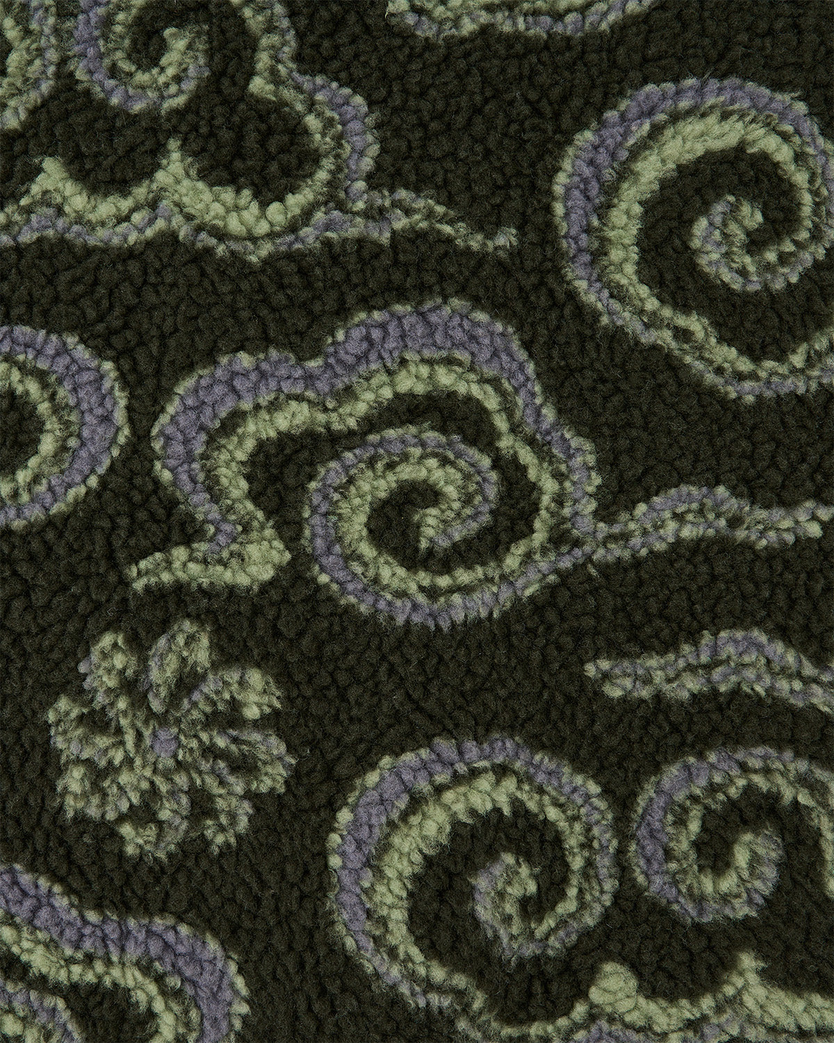 Close-up detail of the Kloud Fleece Zip-Up.