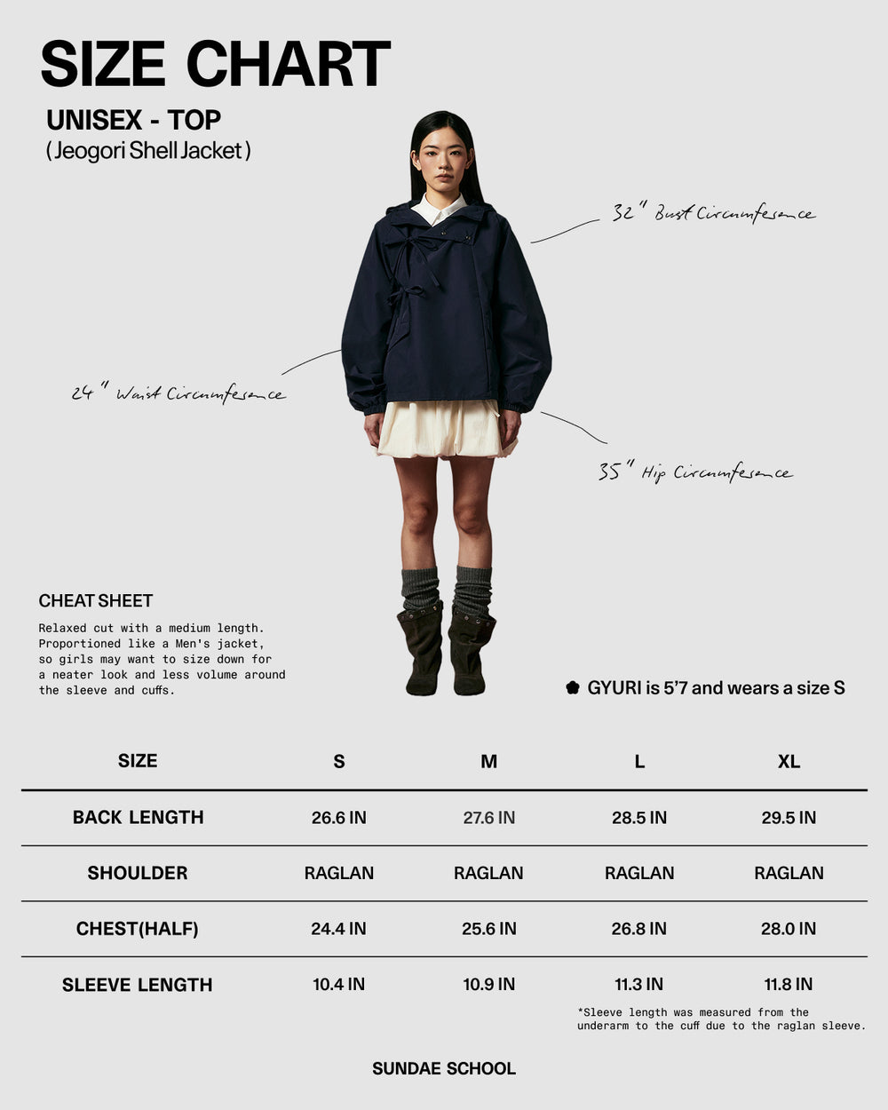 NAVY JEOGORI TIE SHELL JACKET