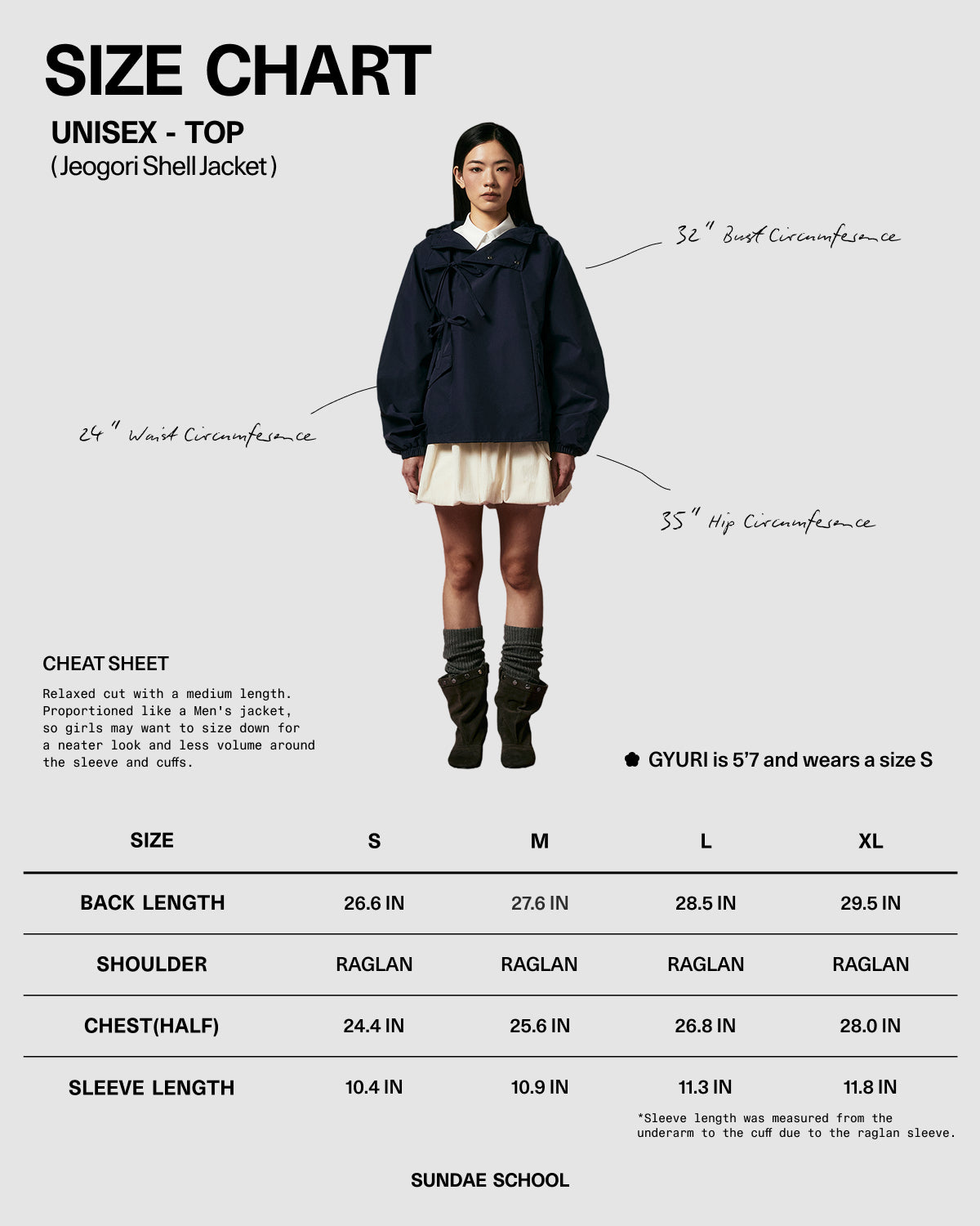 NAVY JEOGORI TIE SHELL JACKET