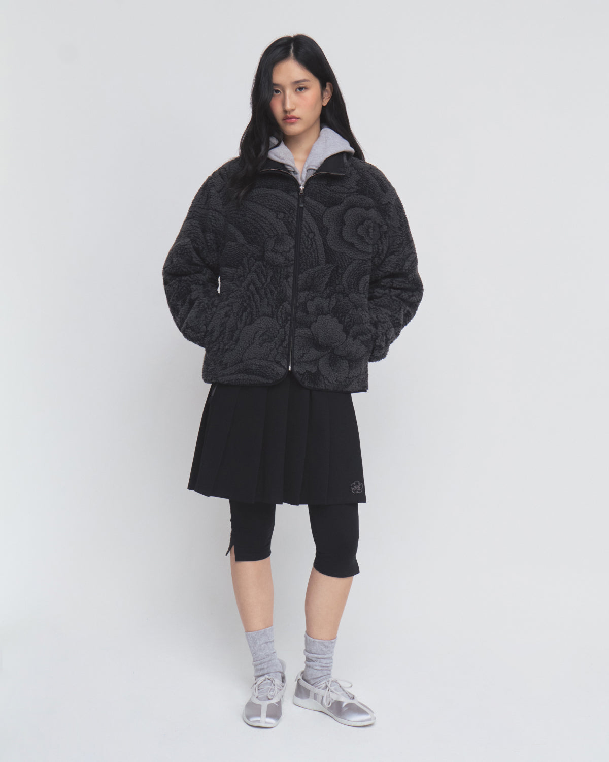 BLACK REVERSIBLE IREZUMI FLEECE – Sundae School
