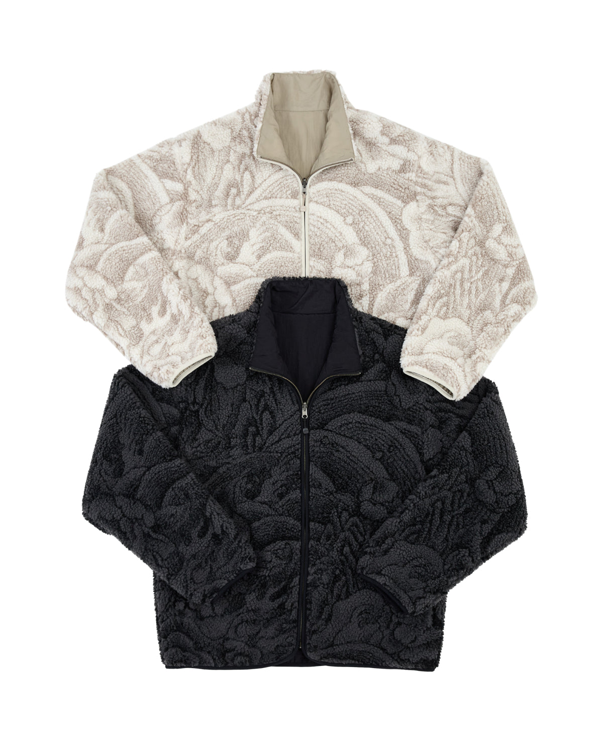 TAUPE REVERSIBLE IREZUMI FLEECE – Sundae School