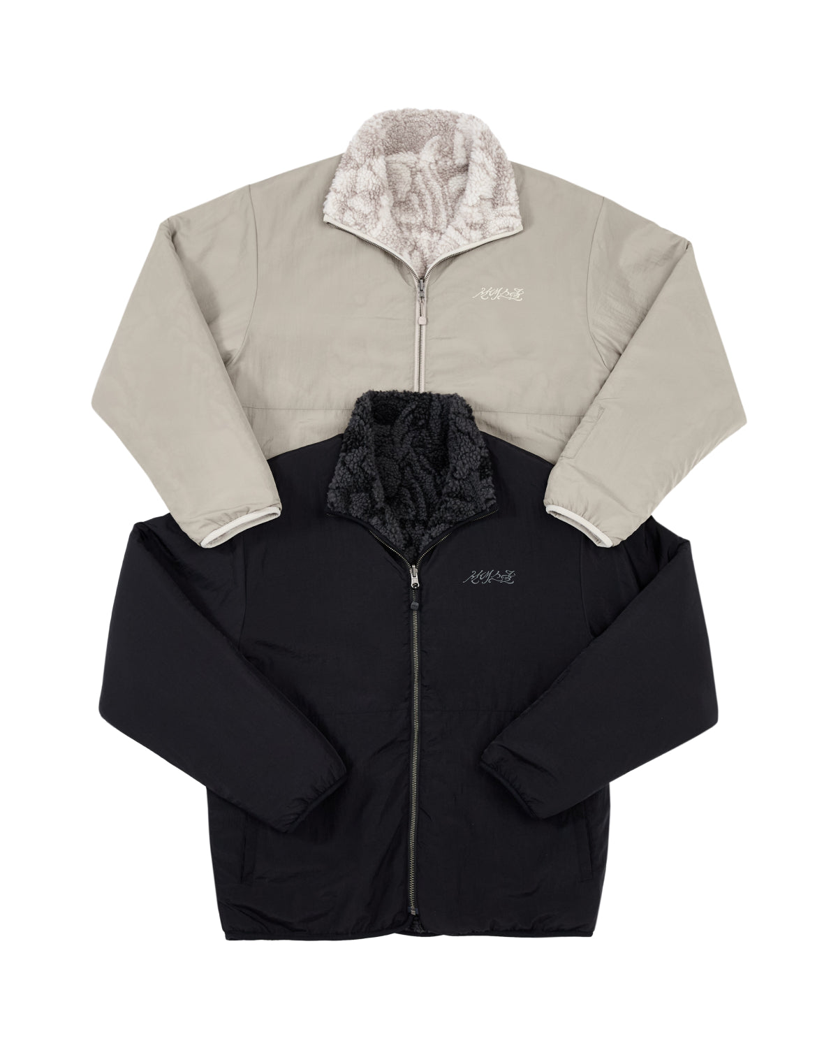 TAUPE REVERSIBLE IREZUMI FLEECE – Sundae School