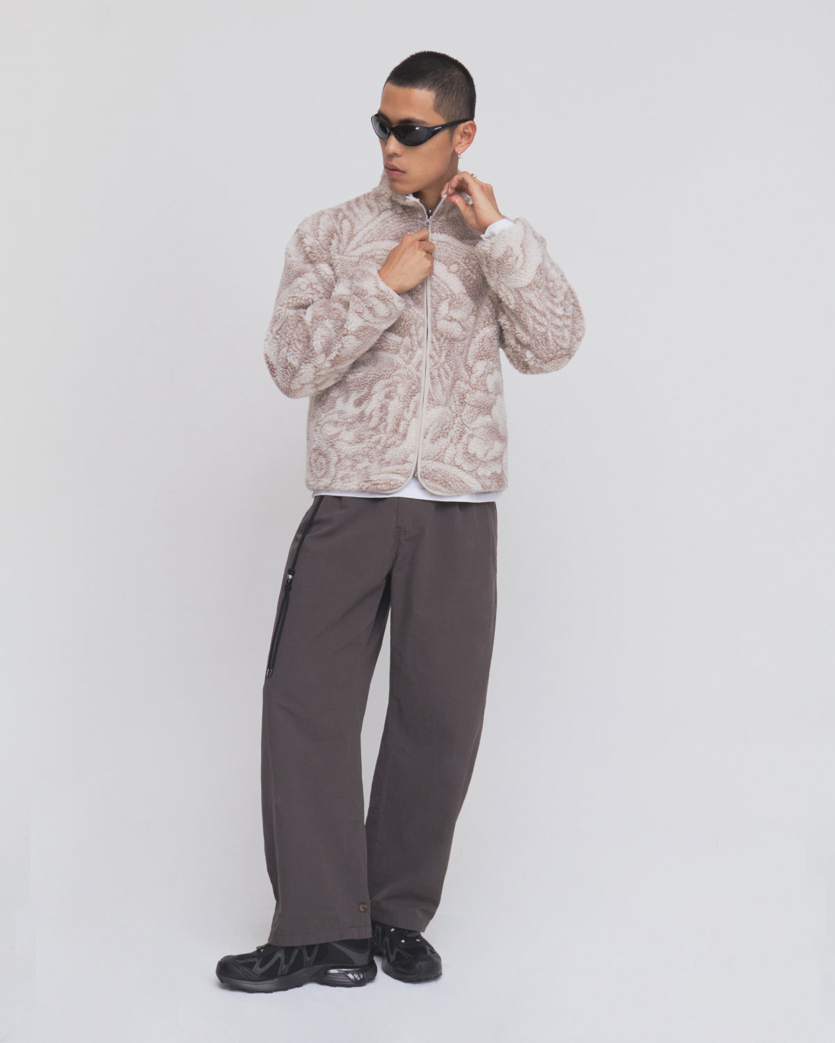 TAUPE REVERSIBLE IREZUMI FLEECE – Sundae School