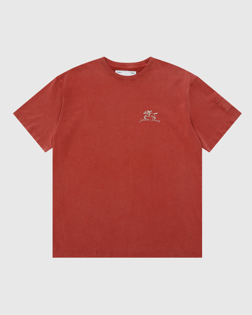 RED ITAEWON COWBOY T-SHIRT