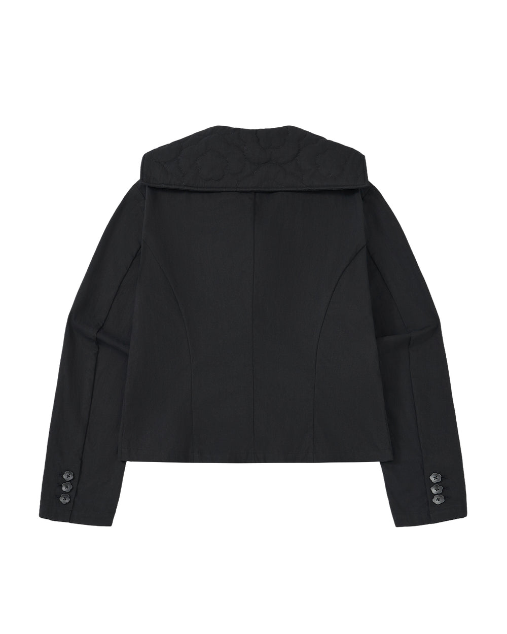 BLACK SAILOR COLLAR UNIFORM JACKET