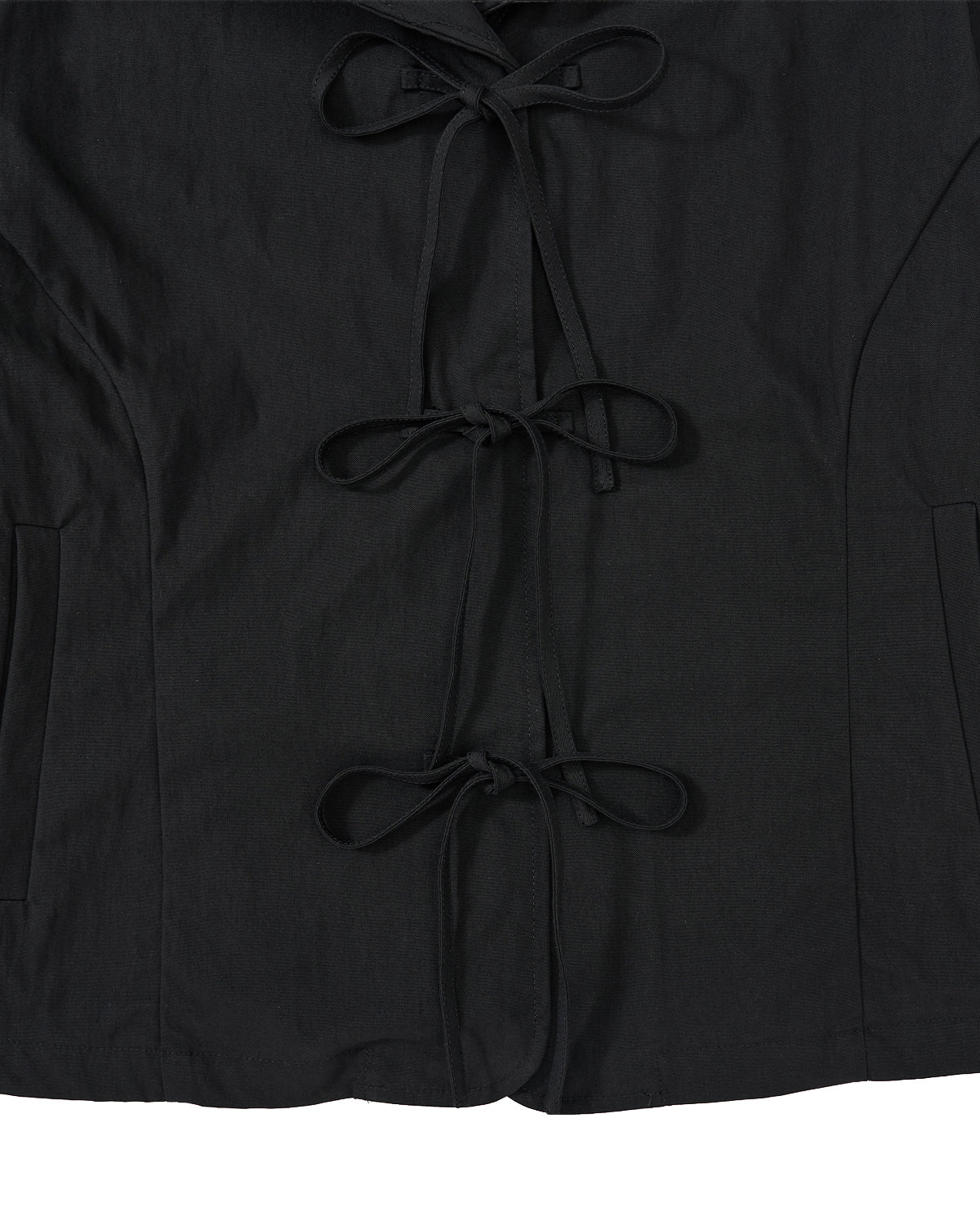 BLACK SAILOR COLLAR UNIFORM JACKET
