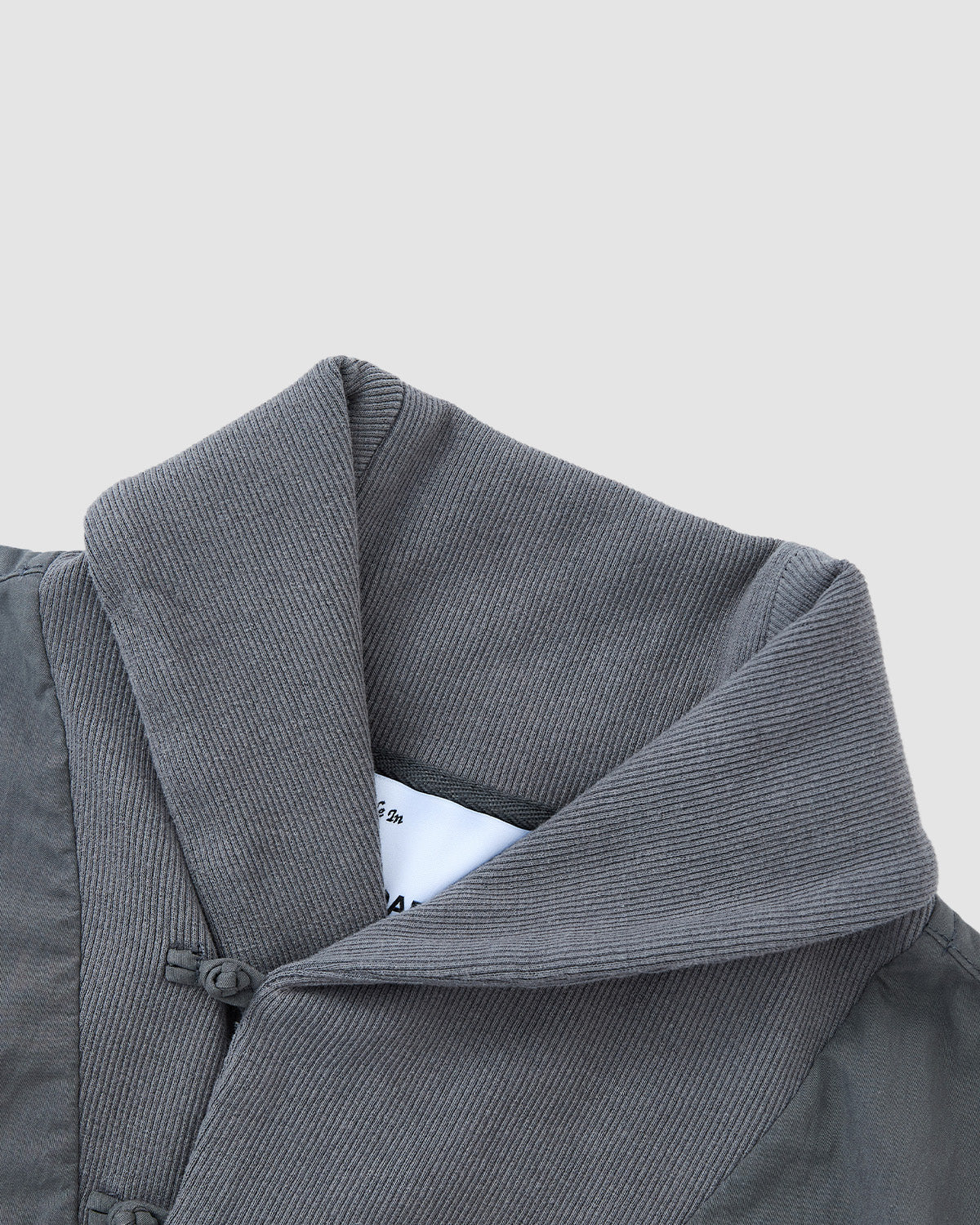 CHARCOAL SHAWL COLLAR ANORAK – Sundae School CHARCOAL SHAWL COLLAR ANORAK – Sundae School