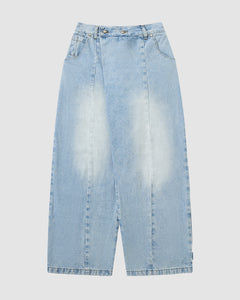 SKY BLUE HANBOK DENIM PANTS