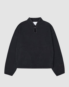BLACK TEARDROP KNOT SWEATSHIRT