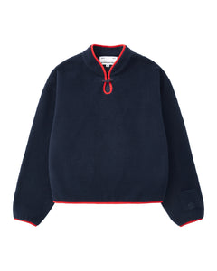 NAVY TEARDROP KNOT FLEECE
