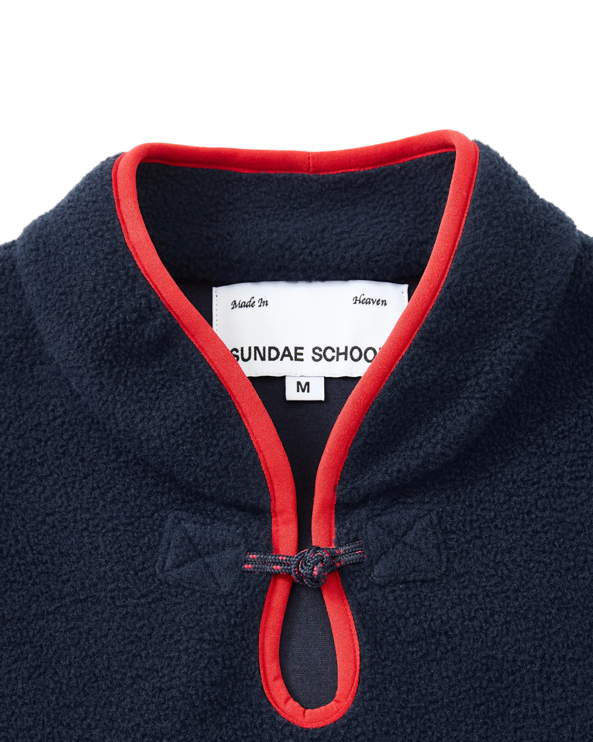 Tロゴ ハイネックジャージ ネイビー/レッド NAVY TEARDROP KNOT FLEECE – Sundae School