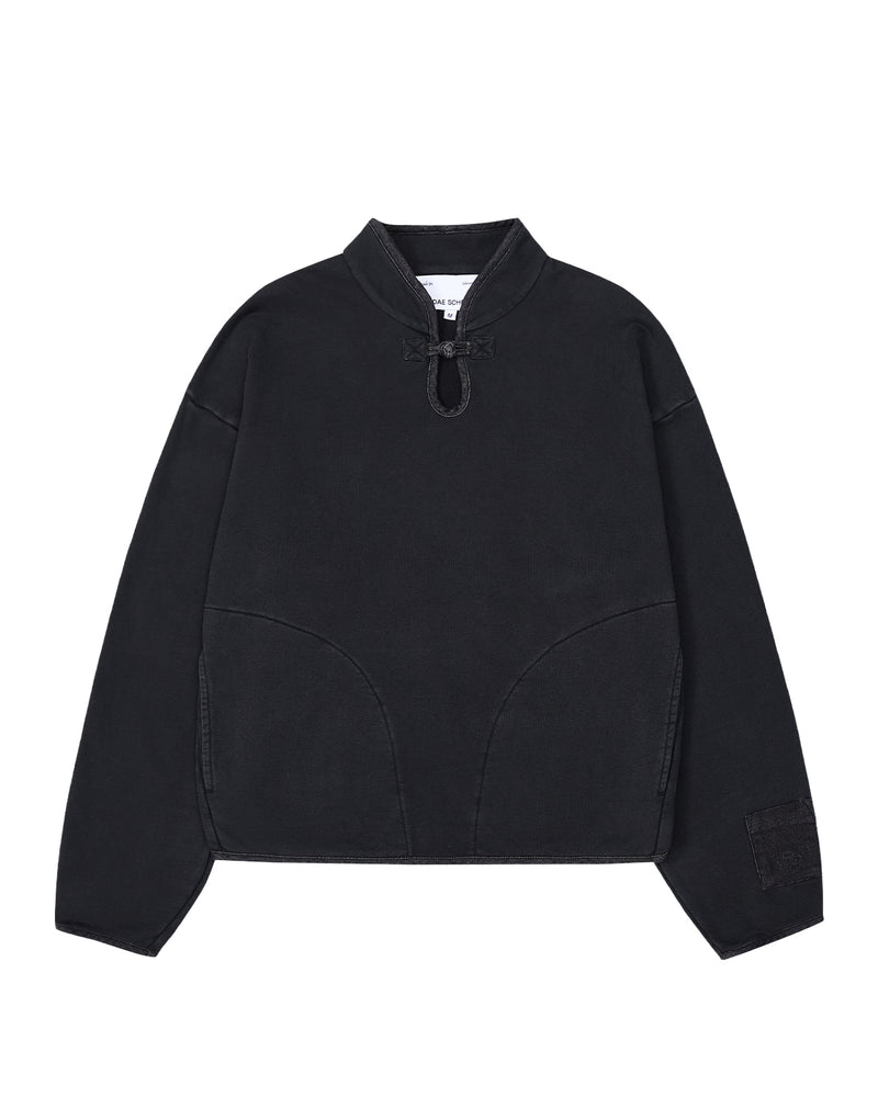 BLACK TEARDROP KNOT SWEATSHIRT