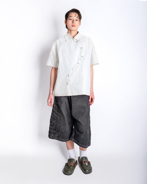 IVORY YIN YANG SHORT SLEEVE SHIRT