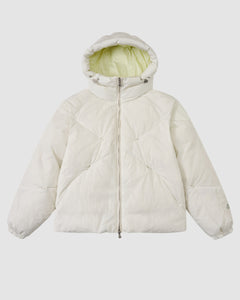 IVORY LIME ORIGAMI PUFFER